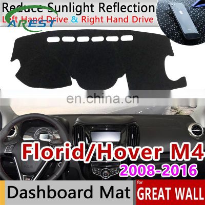 for Great Wall Florid Hover M4 2008~2016 Anti-Slip Mat Dashboard Pad Sunshade Dashmat Protect Carpet Accessories Greatwall Haval