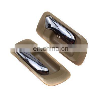 New 2Pcs Beige RearLeft+Right Interior Inside Door Handles Set For Honda Accord 98-02 72660S84A01ZC,72620S84A01ZC