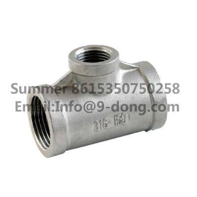 ASTM A403 Duplex Steel Equal / Reducer Tee Pipe Fittings ASME B16.9 photo-2