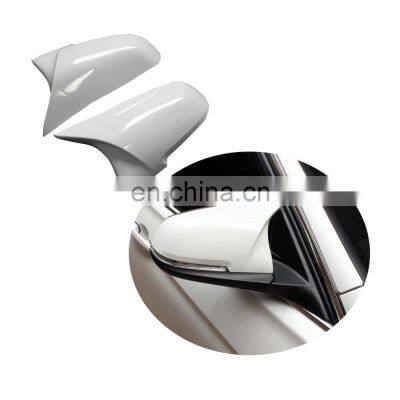 Universal Rear View Mirror Cover For BMW F30 F32 F33 F20 F22 F23 F36 X1 Mirror M3 M4 Look Glossy White 13-18