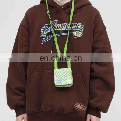 2022 embroidery logo plus size plain color men's hoodies & sweatshirts for men clothing