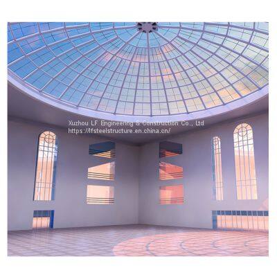 LF Steel Structure Space Frame Dome Church Roof Building