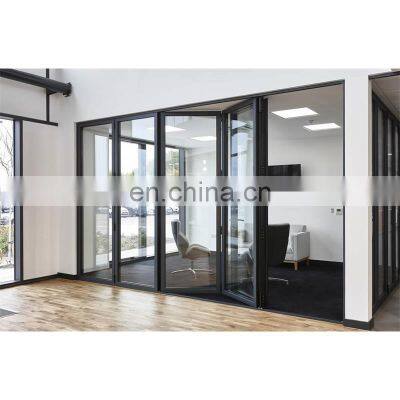 Tempered glass lowes glazed aluminum accordion doors