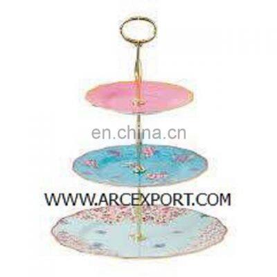 enamel printed cake stand