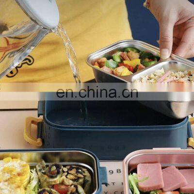 Best Quality Stainless Steel Bento Kids Pack Wholesale Out Food Take Away Lunch Packing Boxes photo-2
