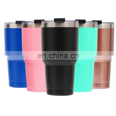 Factory price multi-colored 30oz double wall stainless steel coffee tumbler