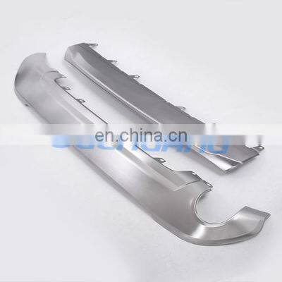 For BMW f48 X1 2016 2017 Car-styling 304 Stainless Front Rear Bumper Sill Plate Protector Cover Trim Stickers 2pcs