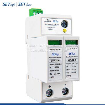 DC DIN Rail SPD SD20r600L205PV Surge Protective Device Surge Arrester Surge Protector Manufacturer