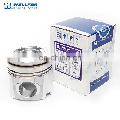 ISDE Diesel Engine Spare parts Wellfar piston kit for cummins isde parts