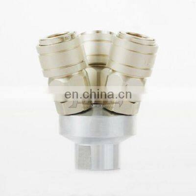 C Type Japanese Steel Nickel-plated Air Pump Air Pipe Pneumatic Self-locking Quick Release Coupling photo-4
