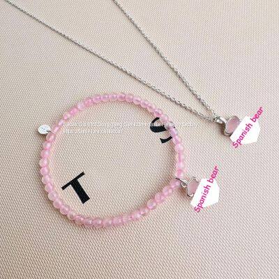 Spanish Bear TOU-S Silver Plated Jewelry Bracelets Edition Women Necklaces Fashion Charming Stud Earrings photo-5