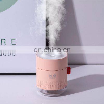 Usb Humidifier Tabletop Small Humidifier Warm Led Light Portable Mini Air Humidifier For Bedroom Office