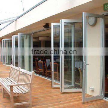 Aluminium exterior folding door