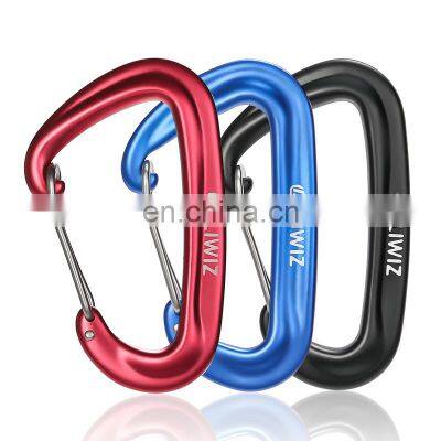 JRSGS Customized Small Keychain Carabiner Snap Hook Tool Aluminum D Shape Rock Climbing Carabiner Clip S7801