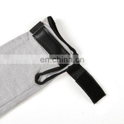 Safety Arm Protection Knit Sleeves Slash Resistant Sleeves With Thumb Slot Steel Wire Protective Arm Guards A4 Level photo-5