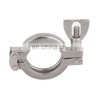 1.4301 Stainless Steel Pipe Fitting Union Ferrule Double Pin Clamp