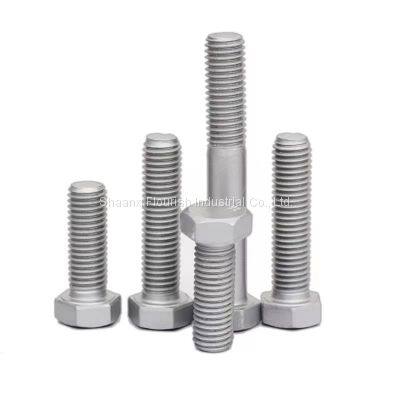 Grade 8.8 Hex Cap Bolt High Temperature Resistance For Vehicle Wheel Wind Power photo-2
