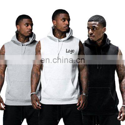 fitness clothing custom men short sleeve gym hoodies wholesale half sleeve hoodie