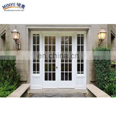 Aluminum profile glass front door designs main gate designs casement door