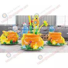 Guangdong Zhongshan Tai Le Play Children Indoor and Outdoor Small and Medium-sized Rotating Rotating Revolution Coffee Cup Whirling Honey Pot Small Bee Classic Amusement Equipment photo-3