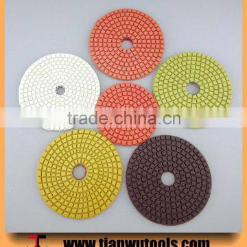 4 inch good abrasive 100# diamond hand polishing pads