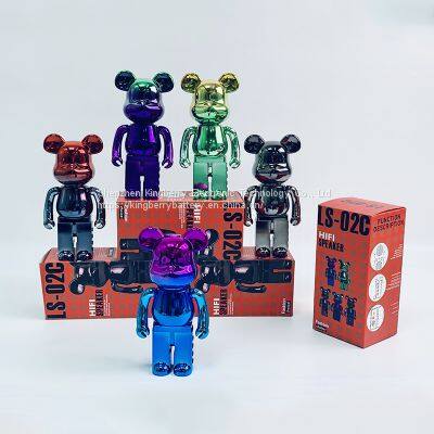Bright Color Bear Bluetooth Speaker Creative Decoration photo-4