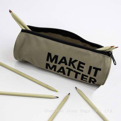 Hot Selling Unisex Vintage Roll Pencil Case Large Capacity Fashion Pen Pouch Box School College Office Organizer Pen Bag Pencil Case For Girls Kids Boys