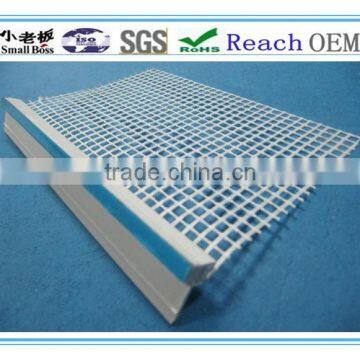 cheap plastic/pvc corner bead with mesh