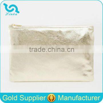 Fashion Gold Clutch Bag Metallic Leather Gold Clutch Bag