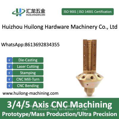 Custom Precision Metal Fabrication CNC Machining Brass Aluminum Accessories Spare Parts Drilling-Lathe Turning Service Offered