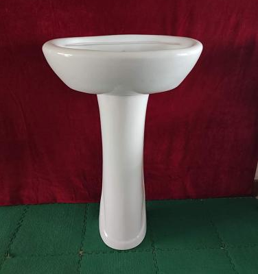 Bathroom Ceramic Wash Basin Wash Basin with Pedestal