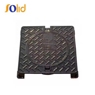 B125 Light Duty Rain Square Cast Iron Drainage Manhole Cover Concrete Manhole Cover Price