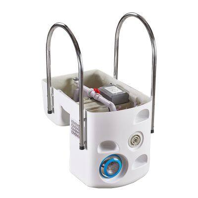 Pipeless Kids Pool Filter Wall-Mounted Filter With Ladder for Children Swimming Pool Portable Filter With LED Light