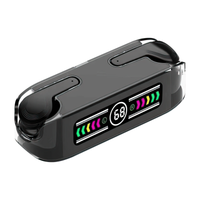 Transparent Gaming Stereo Tws With Led Display In-Ear True Wireless Earbuds photo-3