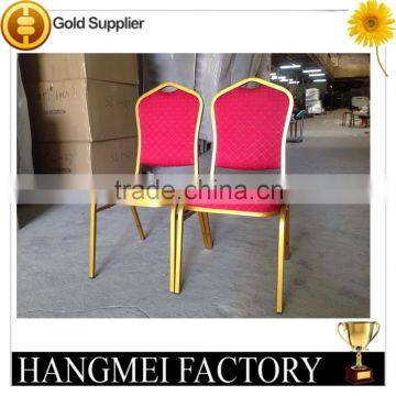 aluminum or iron Gold hotel chair