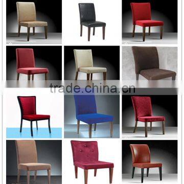 High Quality Luxury Imitated Wood Chair Dining Chair in Metal for Hotel Bedroon Living Room photo-4