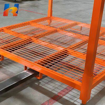 Warehouse Racking Customizable Portable Foldable Steel Storage Rack System Collapsible Stackable Pallet Racks Warehouse Use photo-4