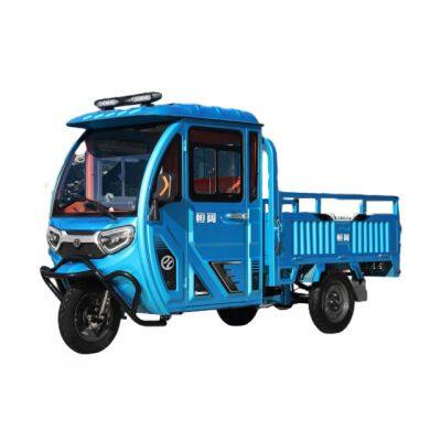 160cm Cargo Electric Tricycle 800kg Load Capacity for Construction Site Adult 3-Wheel Bicycle with Cabine 60V Voltage