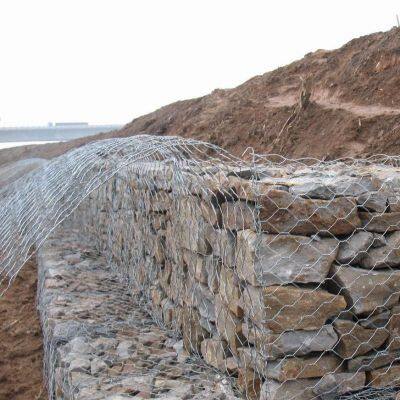 Hot Dip Galvanized Gabion Basket / 10x12cm Hexagonal Gabion Manufacturer photo-6