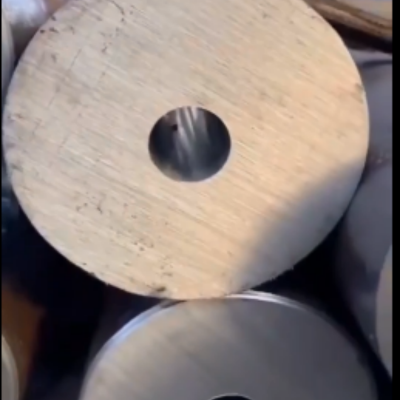 Extra Thick-walled Hollow Round Tube, Drilled From Round Steel, Sizes 115*40, 45# Steel, Also Available in 120*50, Can be Cut and Sold Retail