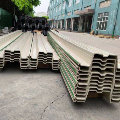 U718mm*180mm*10mm Vinyl Sheet Pile With UV Protection for Seawall With ASTM Standard photo-4