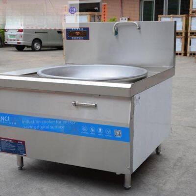 Anci Commercial Induction Cooker, Concave High-power Electric Wok, Special for Beef and Mutton Soup in Restaurants and Canteens, Large Cooking Stove