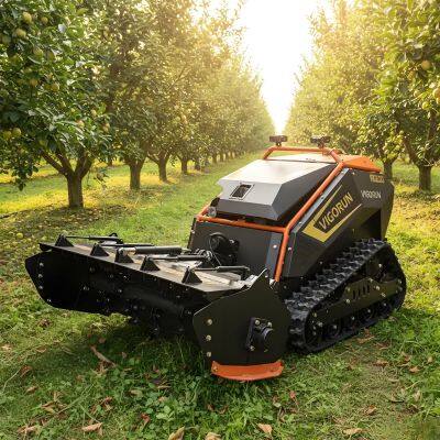 1000 мм дистанционно управляемая лесная фрезерно-кусковая косилка, электрический запуск робота-ковальщика для сельскохозяйственных угодий Vigorun MTSK1000