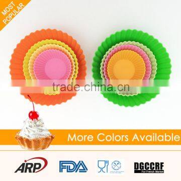 Hot Sell Round Shape Cake Decoration Oven Cake Cups