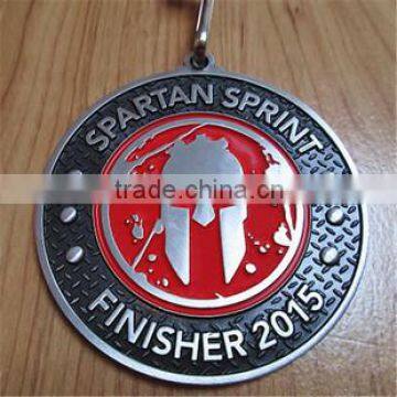 special type of pattern embossed round souvenir high quality metal medal 1620