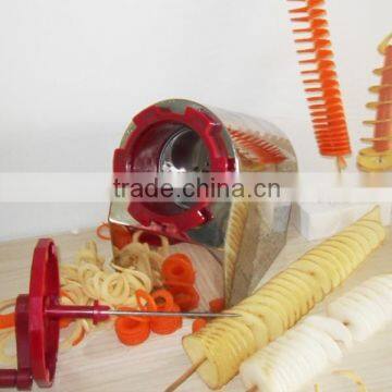 Spiral potato chips twister slicer cutter tornado twist machine for batata