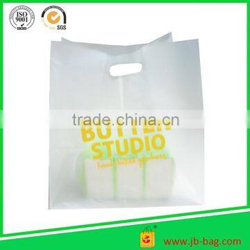 Strong Clear Transparent Colour Plastic Polythene Die Cut Handle Carrier Bags New Style photo-2