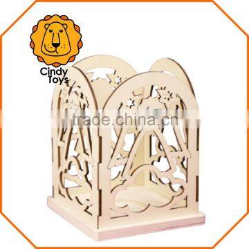 DIY Wooden Craft Lantern Angels 1 Kit for Kids photo-2