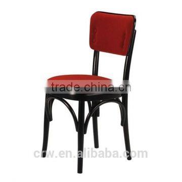 RCH-4140 Bentwood Chair For Reading Room with Upholstered Seat and Back.