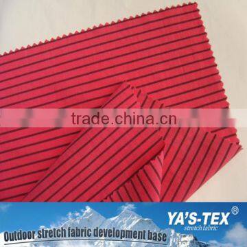 Yarn Dyed Polyester Spandex Stretch Fabric For T shirt